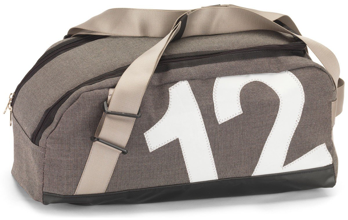 360 Grad Container Duffle Bag Zahl Weiss, Grey, Un