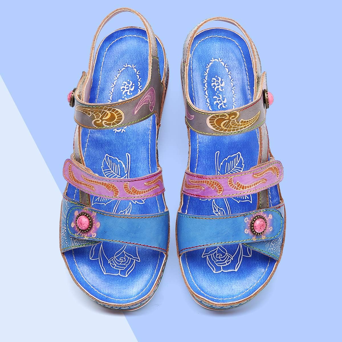 summer splicing flat sandals