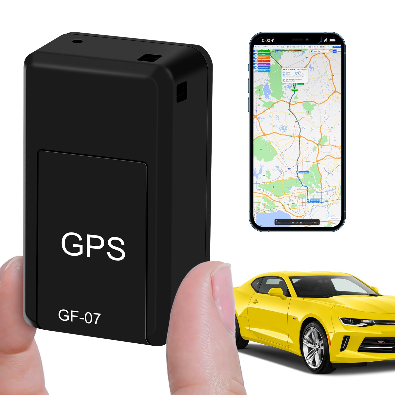 Photo 1 of GPS Tracker for Vehicles Car Tracker Device Real Time Mini GPS Tracking Device No Subscription No Monthly Fee Magnetic World Global Coverage for Car Hidden, Assets, Pets