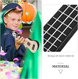 Toddmomy Wooden Ukulele Toy for Kids, 10 Inch Educational Musical Instrument view 7
