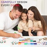 Fournine 6800 Pcs Clay Beads Friendship Bracelet Kit with Charms and Beads view 7