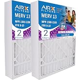 AIRx Filters 16x28x6 Furnace &amp; AC Filter MERV 13 Health for Aprilaire | A direct replacement for Aprilaire filters; MERV 13 electrostatic media traps dust &amp; allergens for cleaner air.