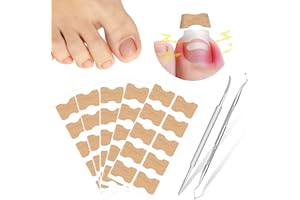 GJNL 50 Pcs Breathable Corrector Patch, Professional Pedicure for Ingrown Toenail, Ingrown Toenail Corrector Patch 2 Pedicure Tools, Not easy to fall off