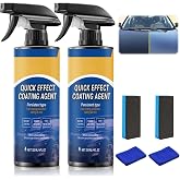 Diinou 2Pcs Advanced Car Quick-Acting Coating Agent Spray, Car Coating Spray, 2025 New Quick Effective Coating Spray,Car Scratch Wax Polish Spray Waterless Wash, Oil Film Emulsion Glass Cleaner