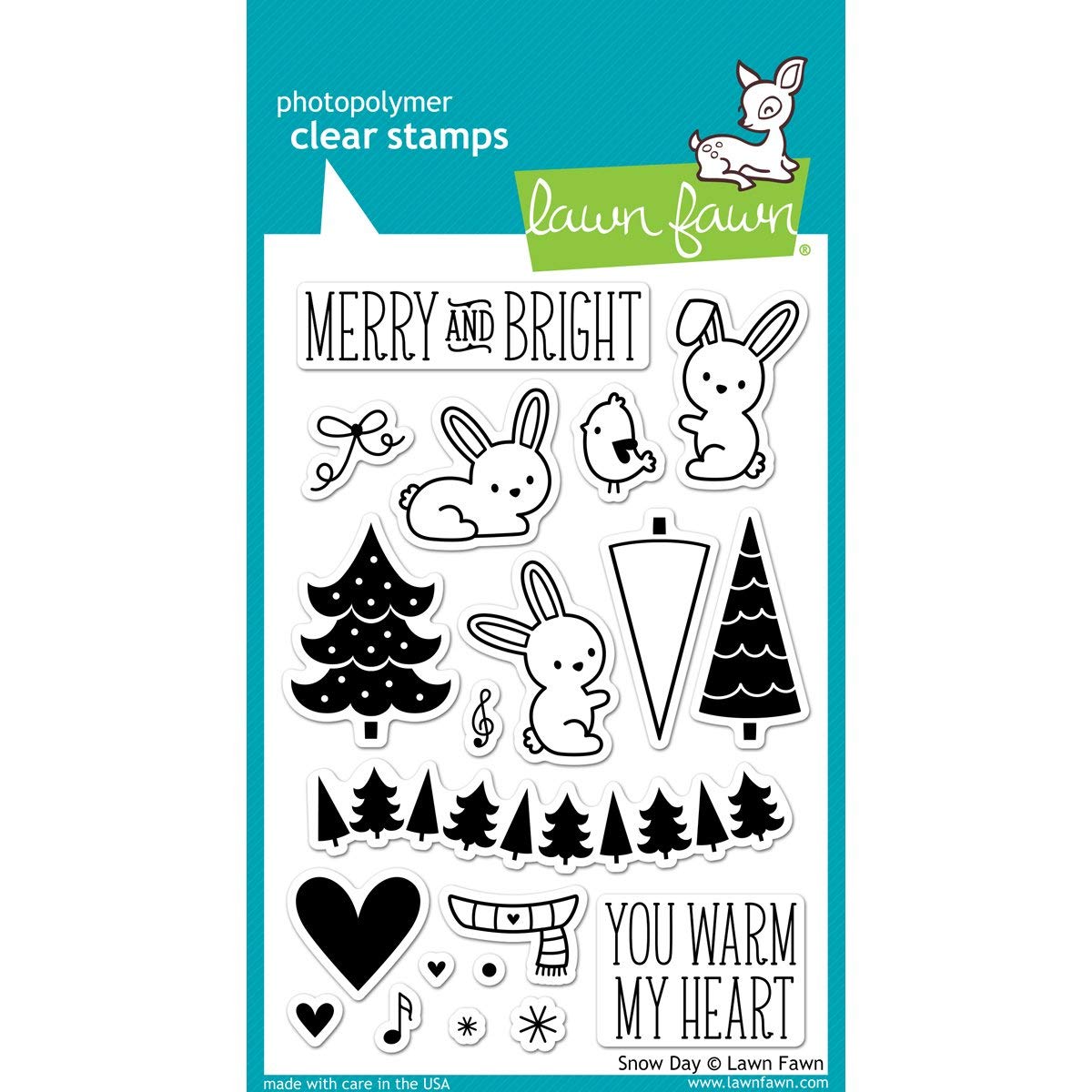 Lawn Fawn Clear Stamps - Snow Day Stamps
