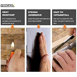 Yipscazo 10 PCS Peel and Stick backsplash PVC