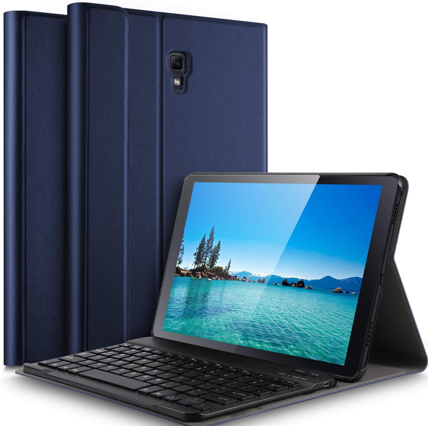 IVSO Keyboard Case for Galaxy Tab S3 9.7,Samsung Galaxy Tab S3 9.7 Case with Keyboard Ultra-Thin Detachable Wireless Keyboard Stand Case for Samsung Galaxy Tab S3 9.7 SM-T820/SM-825 Tablet(Purple)