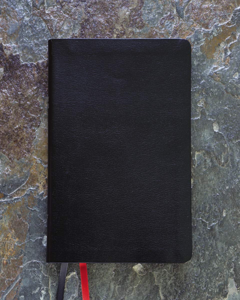 NIV, Thinline Bible, Bonded Leather, Black, Red Letter, Thumb Indexed, Comfort Print NIV, Thinline Bible, Bonded Leather, Black, Red Letter, Thumb Indexed, Comfort Print Bonded Leather
