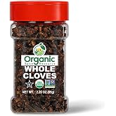 Organic Whole Cloves | 2.29 oz or 65g | USDA Organic Approved | Vegan | Non-GMO, All Natural Blend - 100% Raw and Natural from India, by SHOPOSR