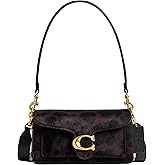 COACH Women's Leopard Haircalf Tabby Shoulder Bag 20, B4/Dark Leopard, One Size