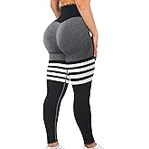 ASAGI Scrunch Butt Lifting Workout Leggings for Women High Waist Yoga Pants Amplify Gym Seamless Booty Tights