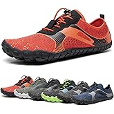 NORTIV 8 Men's Water Shoes Barefoot Athletic Lightweight Sports Aqua Shoes Outdoor Swim Fishing Hiking Diving Surf Walking Water Shoe TREKMAN