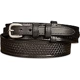 Bullhide Belts Mens Basket Weave Leather Belt, 1.5" Wide