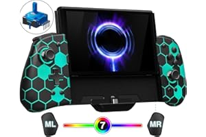 FUNLAB Switch Handheld Controller, Switch Joypad Controller Wireless Compatible with Nintendo/OLED, Ergonomic One Piece Joypa