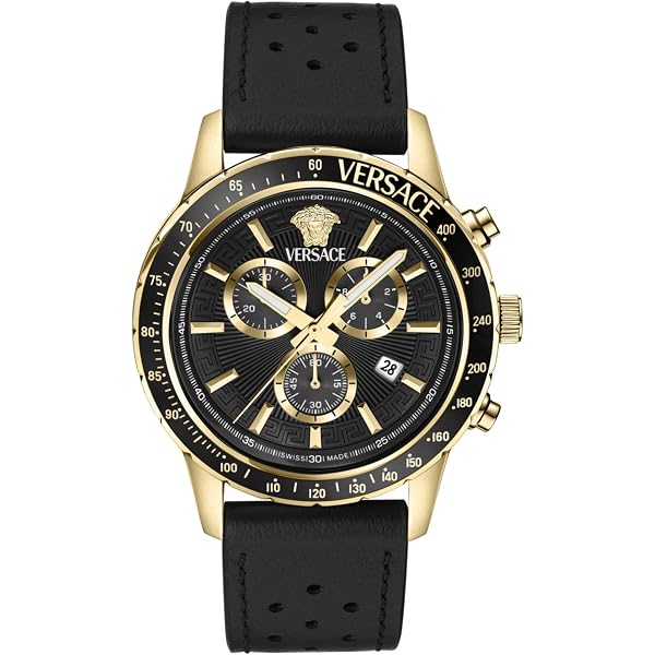 Amazon.com: Versace Greca Extreme Chrono Collection Luxury Mens