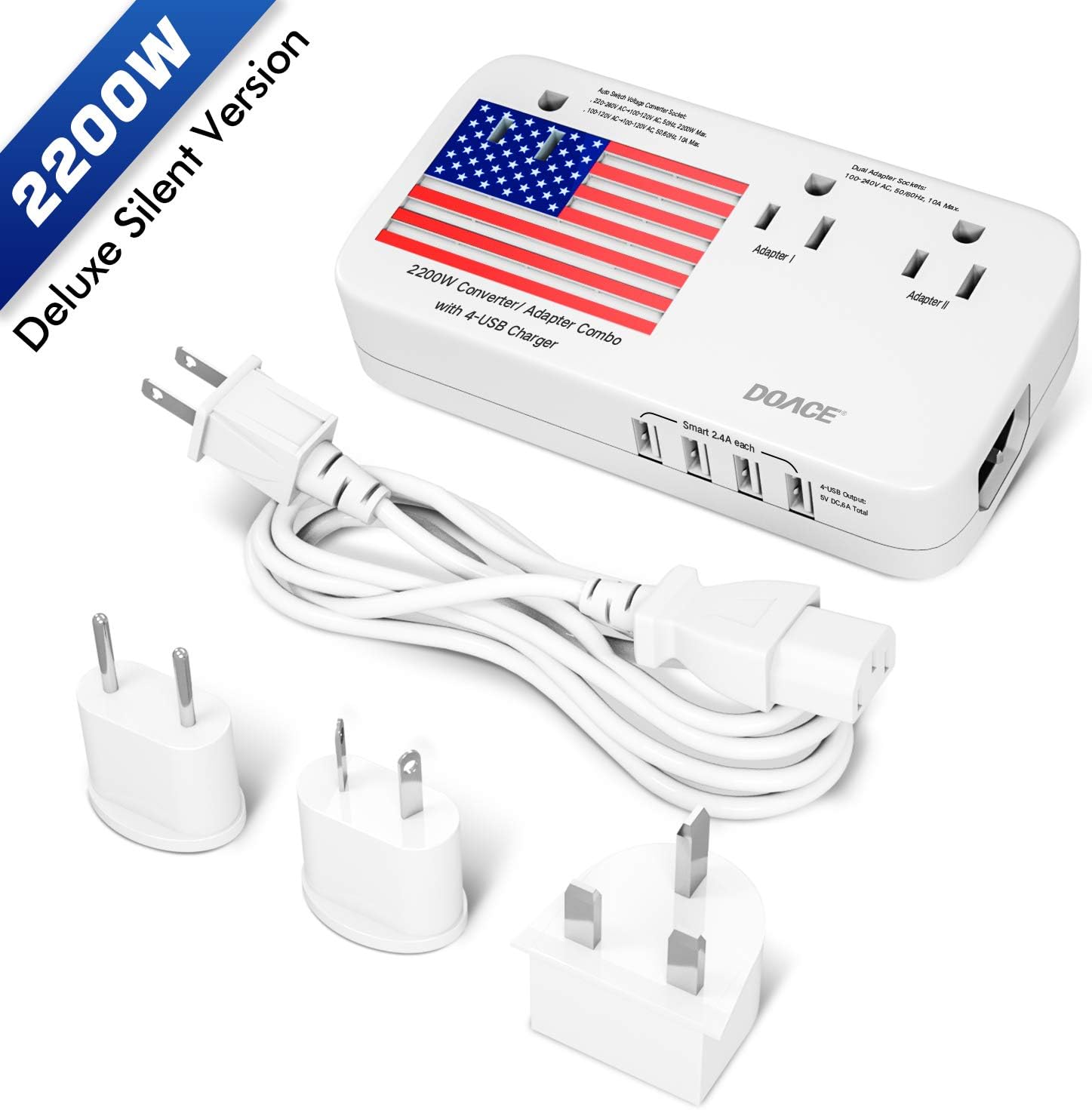 Electric Converter Adapter For North American Appliances 220v Adapter