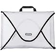 MUMI Design Travel Garment Bag Clothes Folder – 14.5” x 10.5” Packing Bag & Organizer for Luggage | Large-Capacity, Anti-Wrinkle Garment Bags for Travel, Carry-On Suitcases & Clothing Storage (Black)