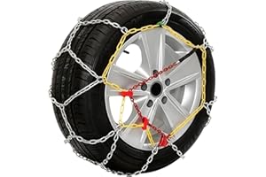 Tire Chains,Snow Tire Chains for Car/SUV/Pickup Trucks, Applicable Tire Width 225-275mm, Adjustable, Durable, Higher Stabilit