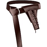 Medieval Leather Sword Dagger Frog Leather Sword Belt Holder Belt Renaissance Accessories for Knight Warrior Pirate Cosplay