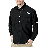 Champ Horse Mens Fishing Shirts Long Sleeve UV UPF 50+ Sun Protection Breathable Waterproof Quick - Dry Hiking Camping