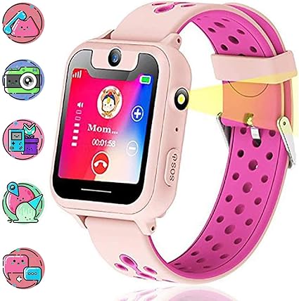 Vannico Smartwatch Niños, Reloj LBS Niños Inteligente SOS Anti ...