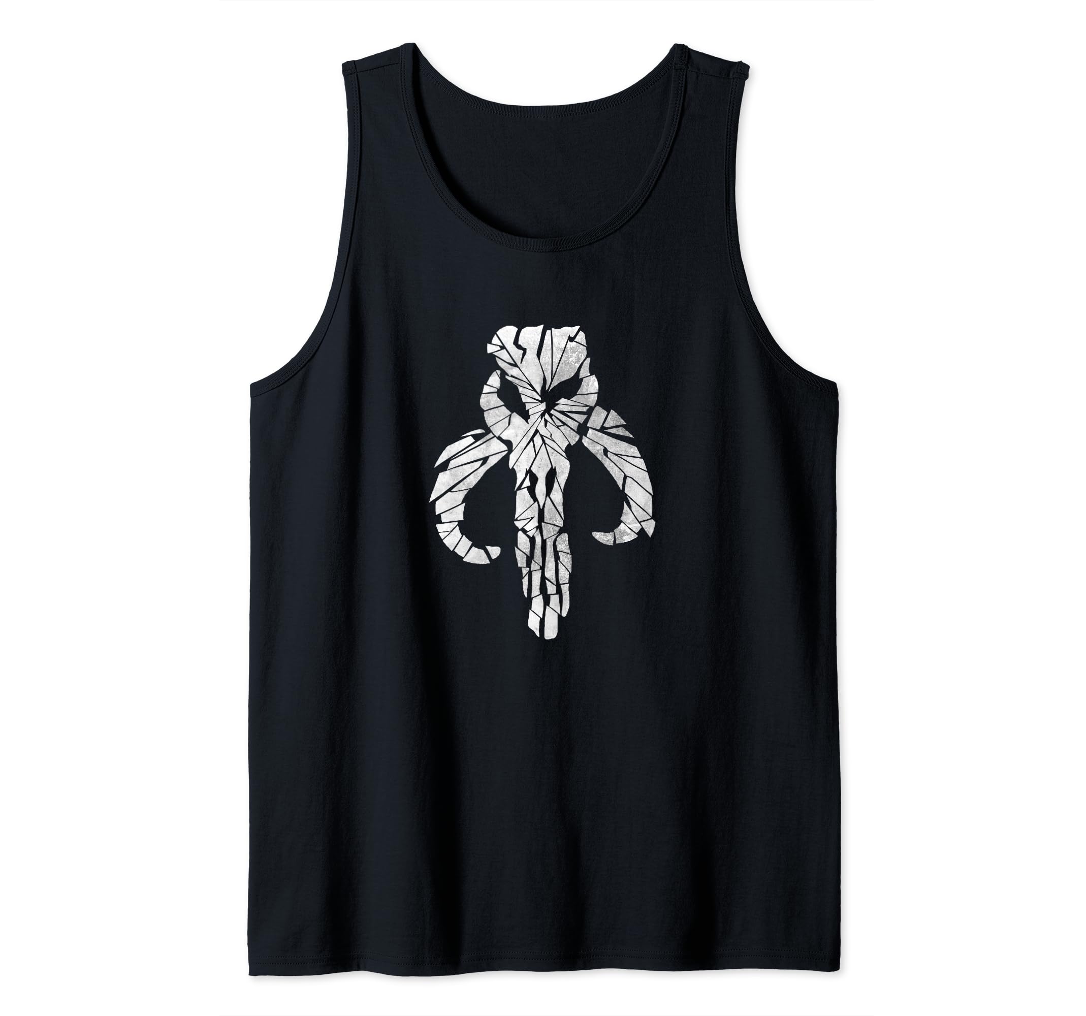 Star Wars Mandalorian Warriors Clan Shattered Skull Tank Top