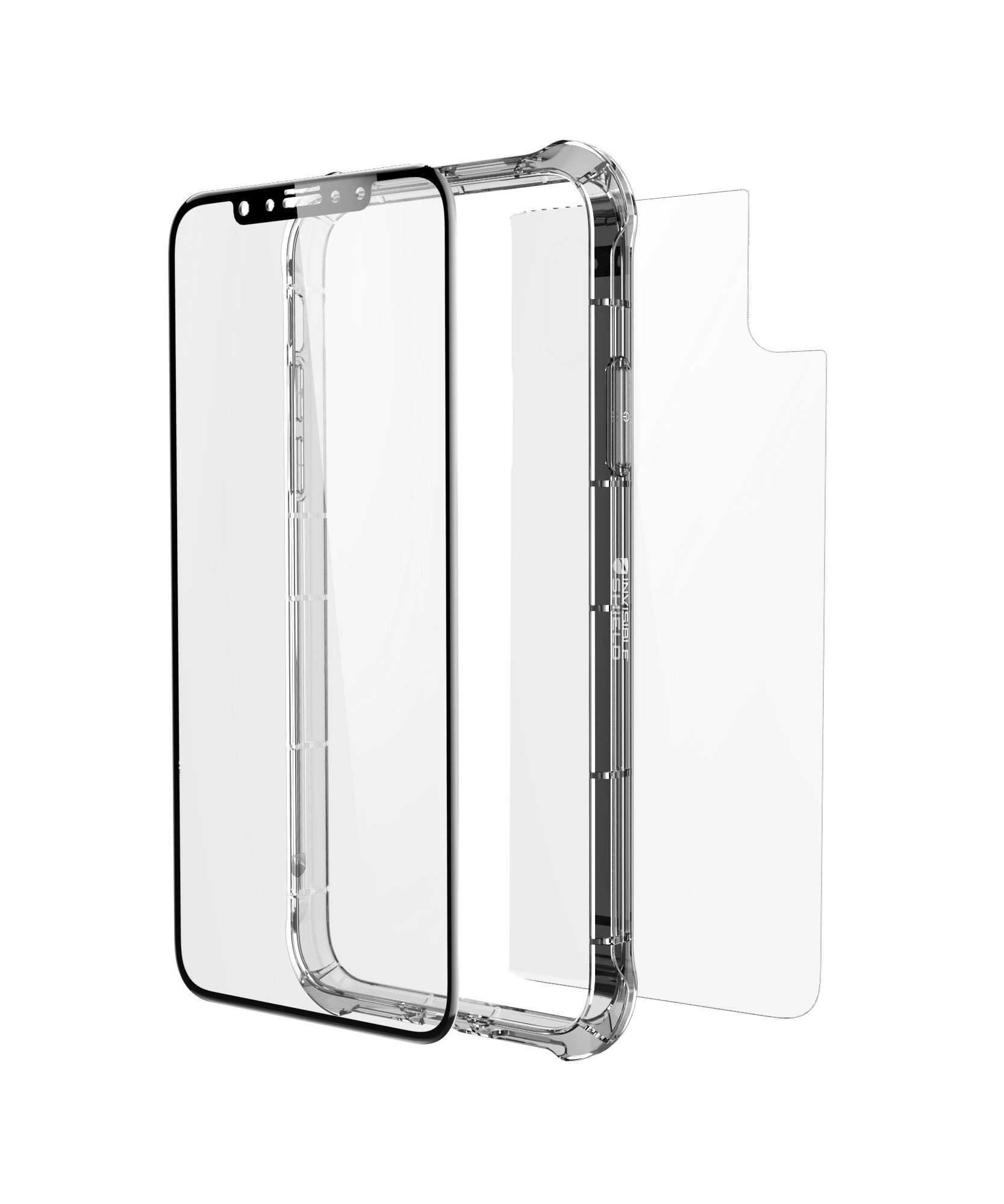 ZAGG InvisibleShield Glass+ Contour 360 Full Body Screen Protector for iPhone X - Clear