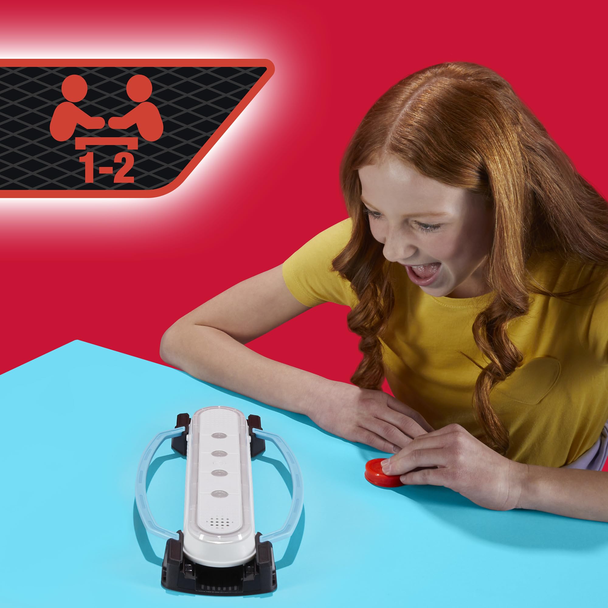 Hasbro Gaming Hypershot Electronic Tabletop Hockey Game | 5 Games in 1 | Music, Lights, and Sounds | Ages 8 and Up | for 1 to 2 Players | Kids Board Games