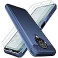 Osophter for Nokia G20 Case,Nokia G10 Case with 2pcs Screen Protector Shock-Absorption Flexible TPU Rubber Protective Cell Phone Cover for Nokia G10(Navy Blue)