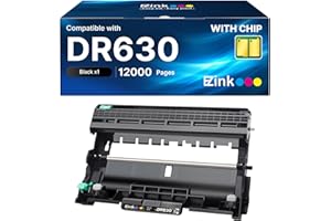 E-Z Ink DR630 Drum Unit 1 Pack Compatible Replacement for Brother DR630 DR660 DR-630 DR-660 Drum for Brother DCP-L2520DW DCP-