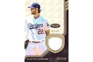 2018 Topps Tier One Relics #T1R-CK Clayton Kershaw Game Worn Dodgers Jersey Baseball Card - Only 335 made!
