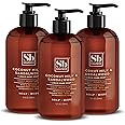 Soapbox Liquid Hand Soap, Coconut Milk & Sandalwood, Gentle & Moisturizing Hand Wash for Kitchen and Bathroom, Vegan & Cruelty Free Scented Hand Soap 12 Ounce Pump Bottles (Pack of 3)