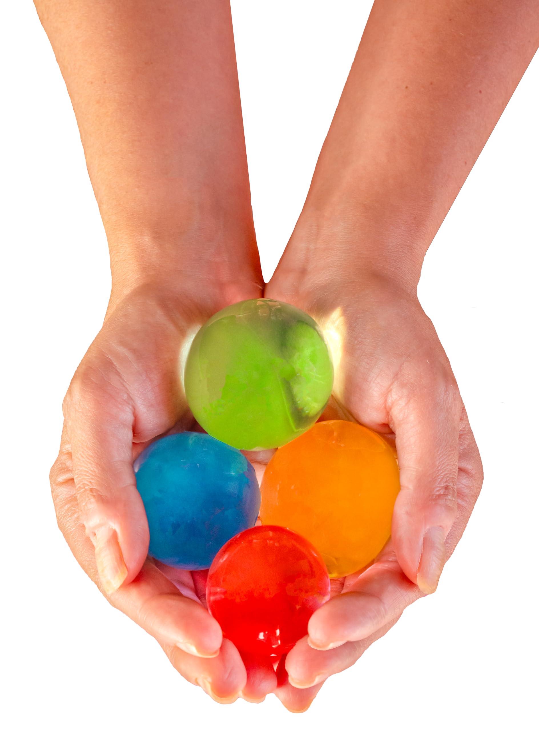 INPIAX Pack of 300 Giant Gel Beads, Large XL Balls, Different Colours for Home Decoration, Plant Preservation, Crafts, Water Beads