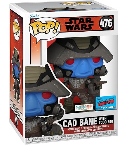 Amazon.com: POP Pop! Star Wars: Cad Bane with Todo 360 (2021 Fall