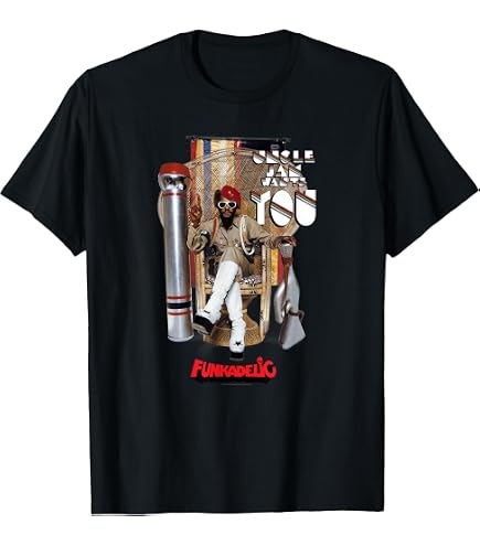 Amazon.com: George Clinton Parliament Funkadelic Logo T-Shirt