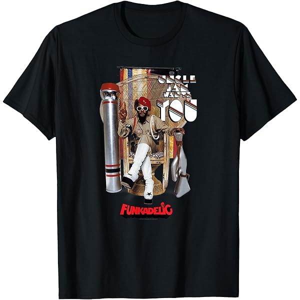 Parliament Funkadelic グレー Tシャツ XL Parliament-Funkadelic - George Clinton in Crown — MeTV Mall