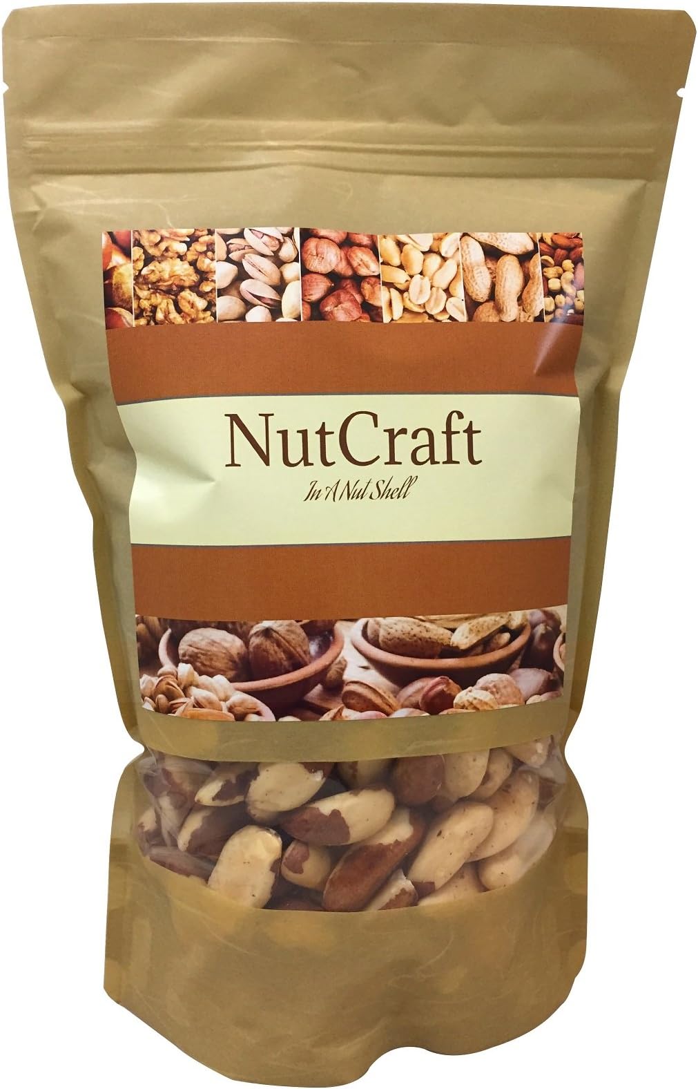 Brazil Nuts - Whole, Shelled, Raw, Natural - healthy source of Selenium (6 Pounds)