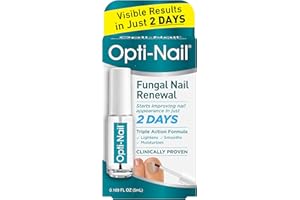 Opti-Nail Fungal Nail Repair with Brush Applicator, Restores the Healthy Appearance of Nails Discolored or Damaged by Nail Fungus