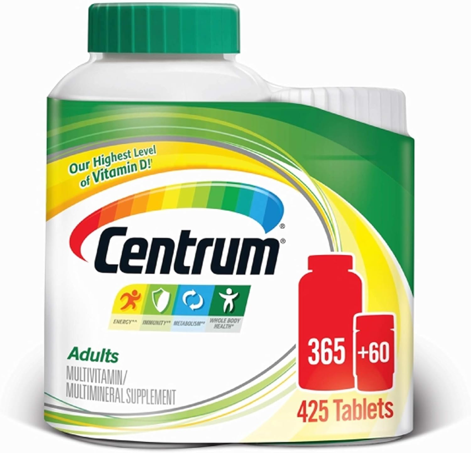 Centrum Adults Multivitamin Multimineral Supplement: 425 Tablets: Health & Personal Care