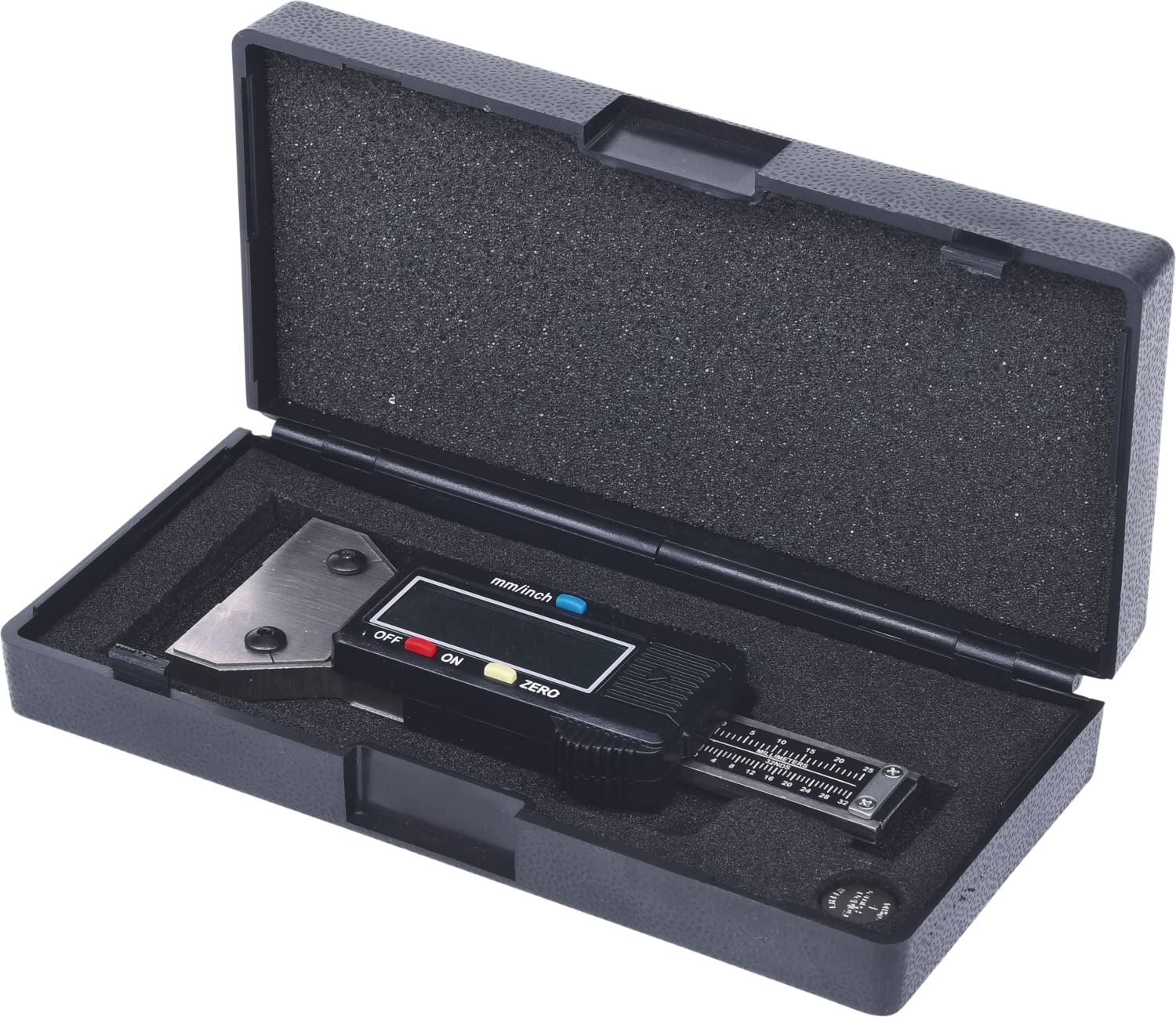 KS Tools 300.0550 Digital Depth Gauge Measurement Tool, 0-25 mm, 125mm
