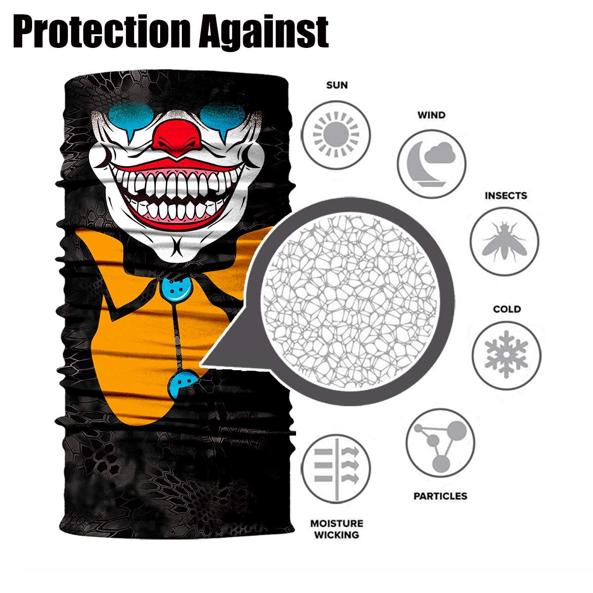 Download Smile Red Nose With Yellow Neck Obacle Clown Face Mask Half Sun Dust Wind Protection Durable Headband Bandana For Men Women Lightweight Thin Breathable Seamless Tube Mask For Fe Amazon In Health PSD Mockup Templates