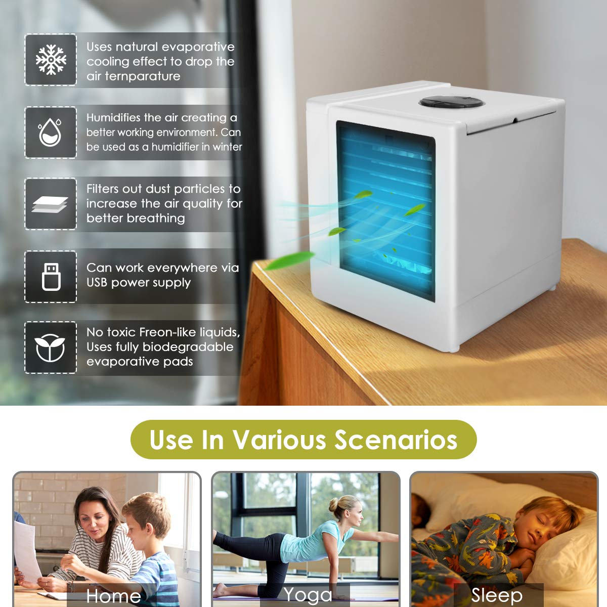 uokoo personal air cooler
