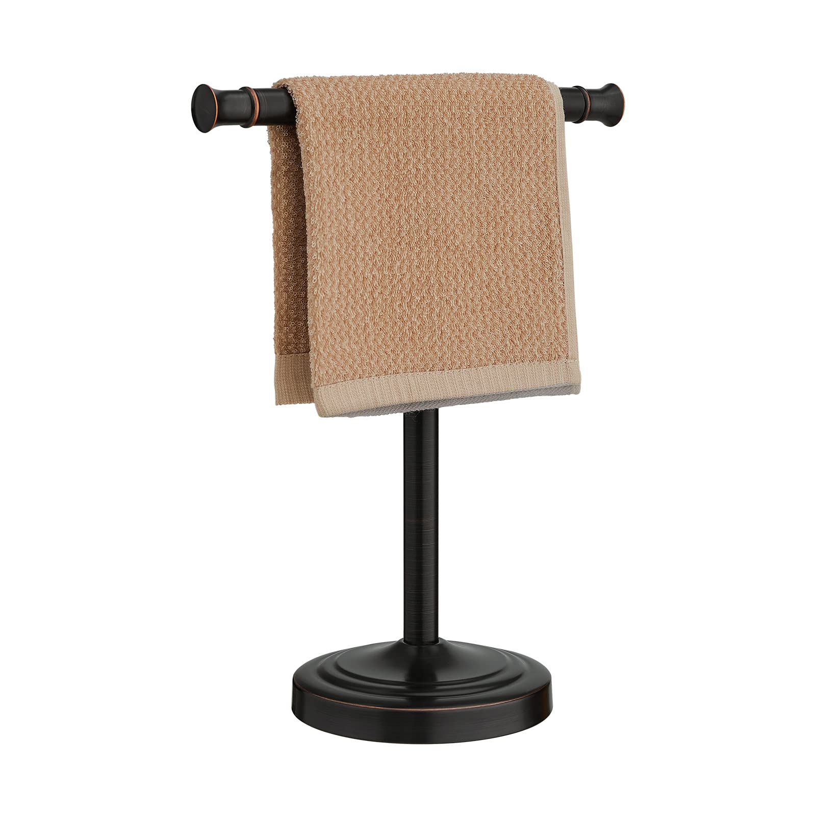 RUMOSE 13 Inch Oil Rubbed Bronze Towel Stand Hand Towel Holder Bathroom ...