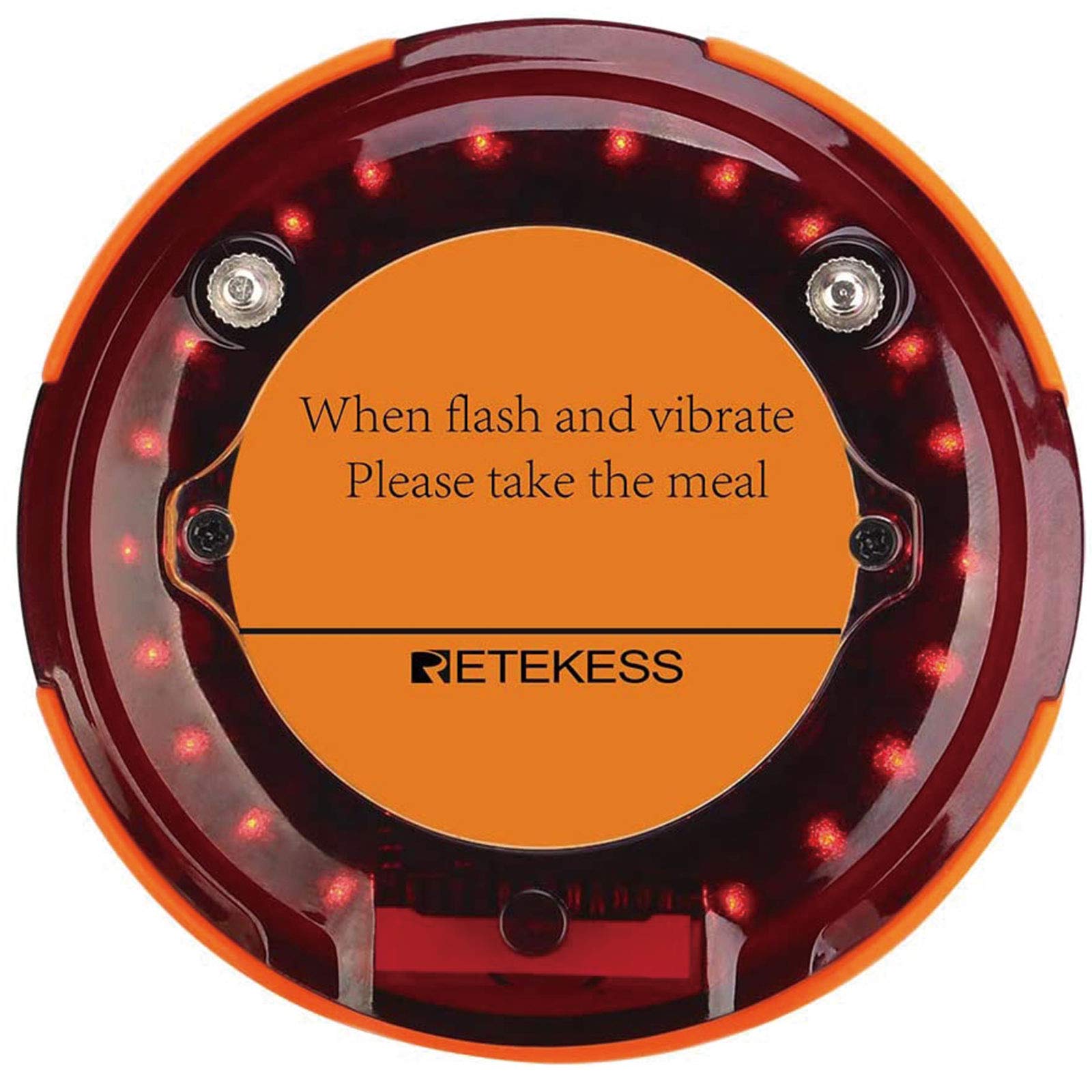 Retekess TD156 Pager Receiver Compatible with Retekess TD156 Restaurant Pager System Wireless Calling System IP67 Waterproof 500mAh 48H Cafe Pizzeria Hotel Hospital