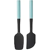 KitchenAid KQ437OHAQA Universal Spatula Set, 2-Piece, Aqua