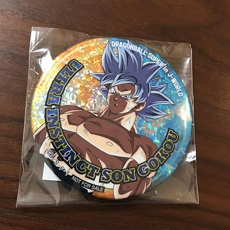 Amazon Co Jp ドラゴンボール超 J World 限定 フュージョンガラポン A賞 ホロ 缶バッジ 身勝手の極意 極 孫悟空 池袋 Namco ミニゲーム カンバッジ ホビー 通販