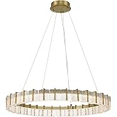 Minka Lavery 2416-695-L Sevryn Pendant, Integrated LED, Soft Brass
