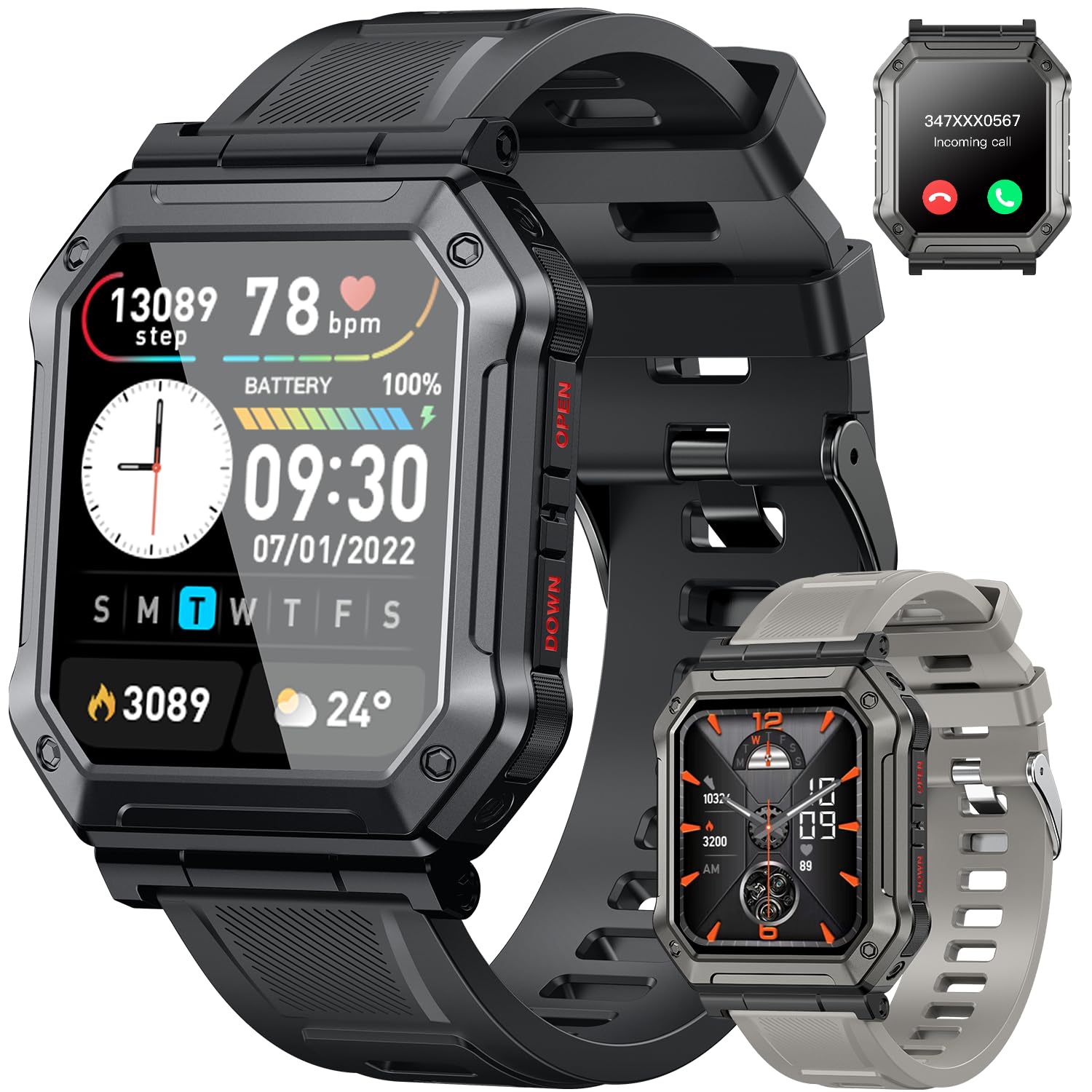 Smartwatch Bolt Tactical Watches TRANSISTOR PLUS Tactical Military