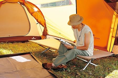 スノーピーク Snow Peak コットハイテンション 030 スノーピーク Snow Peak 折りたたみ式ベッド Amazon