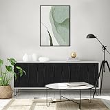 Hode Matt Black Vinyl Wrap 30x200cm, Self Adhesive Wood Effect Contact Paper view 4
